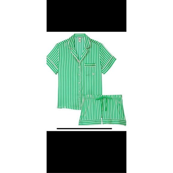 Victoria’s Secret satin two-piece pajama set. Size xxl - Picture 2 of 7